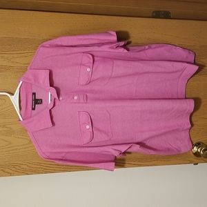 MICHAEL KORS XL MEN'S PINK POLO 100%COTTON SHORT SLEEVE SHIRT